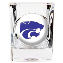 Kansas State Wildcats Square Shot Glass - 2 oz.