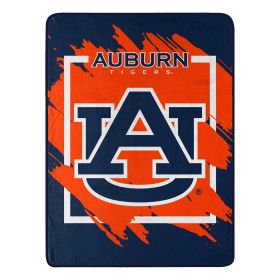 AUBURN OFFICIAL NCAA "Dimensional" Micro Raschel Throw Blanket; 46" x 60"