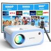 Mini Projector;  Native 1080P Full HD 9000L SOPYOU Movie Outdoor Projector 4K Supported with 360Â¬âˆž Tripod;  Video Mini Portable Projector for HDMI;  U