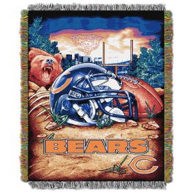 Bears OFFICIAL National Football League; "Home Field Advantage" 48"x 60" Woven Tapestry Throw by The Northwest Company