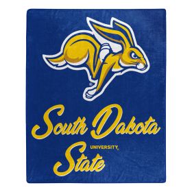 South Dakota State OFFICIAL NCAA "Signature" Raschel Throw Blanket