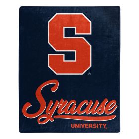 Syracuse OFFICIAL NCAA "Signature" Raschel Throw Blanket