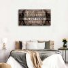 Canvas Wall Art for Living Room|Welcome to Our Home Sign|Framed Wall Art|Welcome Signs for Home Decor|Brown Canvas Prints Wall Pictures Painting Artwo