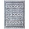 Fallon Blue/Charcoal/Grey/Ivory Area Rug 8x10