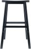 Winsome Satori Seat Bar Stool; 29"; Black