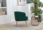 COOLMORE Accent Chair ; leisure single chair with Golden feet