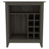 New Canaan 6-Bottle 1-Drawer 1-Shelf Bar Cabinet Carbon Espresso