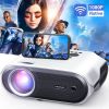 VIDOKA Native 1080P Wifi Projector, 8000L Full HD Video Projector for Home & Outdoor Use, 300" Display & Zoom Movie Projector with Hifi Stereo, Sleep