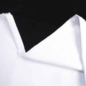 Full Blackout Hot Sale Curtain With Black Lining On The Back (Option: White-Punched a piece of 1.3x2.13M)