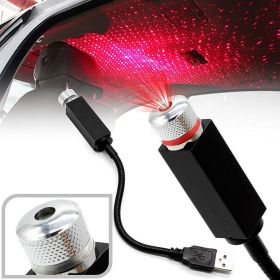 1pc Kids Movie Camera For Filming LED Projector Star Sky Ceiling Light Car Decoration USB Interior Atmosphere Lamp Wireless Projector (Color: Red, Quantity: 1pc)