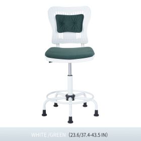 DRAFTING CHAIR/BAR STOOL (Color: Green)