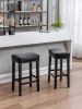 Backless Bar Stools, 2-Pcs Set