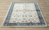 Stylish Classic Pattern Design Traditional Floral Filigree Bordered Area Rug